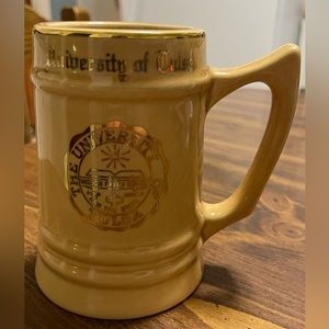 Vintage University of Tulsa Ceramic Stein Collegiate Mug WC Bunting Co